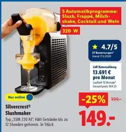 Lidl Silvercrest Slushmaker Angebot