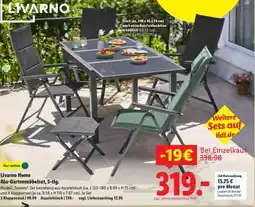 Lidl LIVARNO home Alu-Gartenmöbelset, 5-tlg Angebot