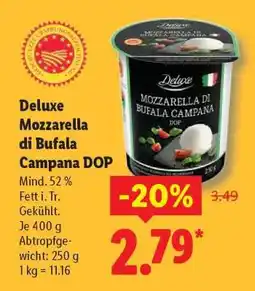 Lidl Deluxe Mozzarella di Bufala Campana DOP Angebot