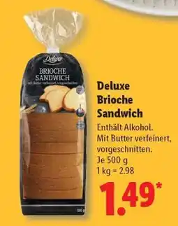 Lidl Deluxe Brioche Sandwich Angebot