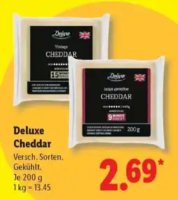 Lidl Deluxe Cheddar Angebot