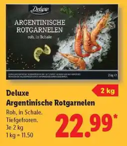 Lidl Deluxe Argentinische Rotgarnelen Angebot