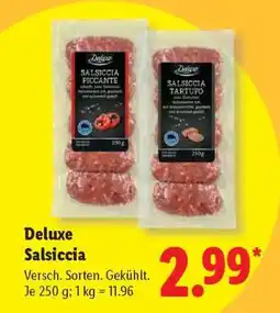 Lidl Deluxe Salsiccia Angebot