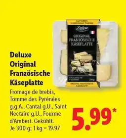 Lidl Deluxe Original Französische Käseplatte Angebot