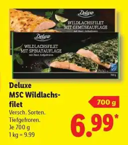 Lidl Deluxe MSC Wildlachsfilet Angebot