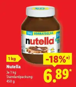 Lidl nutella Angebot