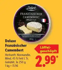 Lidl Deluxe FranzösischerCamembert Angebot