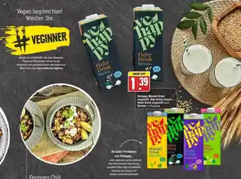 Edeka Vehappy Mandel Drink Ungesüßt, Soja Drink Classic, Hafer Oder Barista Angebot