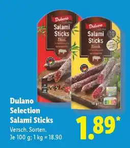 Lidl Dulano Selection Salami Sticks Angebot