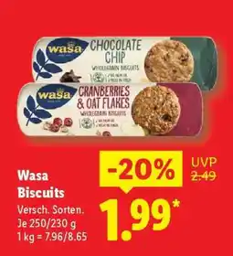 Lidl Wasa Biscuits Angebot