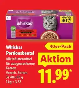 Lidl Whiskas Portionsbeutel Angebot
