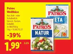 Lidl Patros Weißkäse Angebot