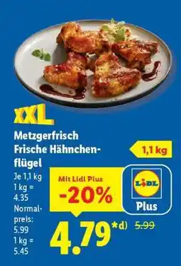 Lidl Metzgerfrisch Frische Hähnchenflügel Angebot