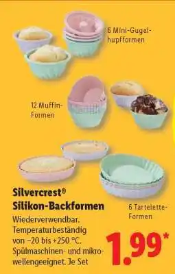Lidl SILVERCREST Silikon-Backformen Angebot