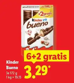 Lidl Kinder Bueno Angebot