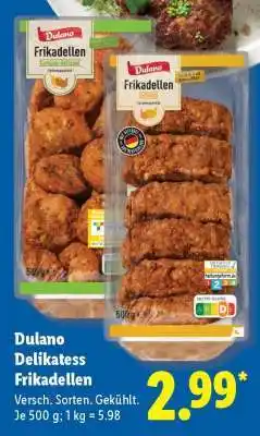Lidl Dulano Delikatess Frikadellen Angebot