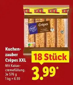 Lidl Kuchenzauber Crêpes XXL Angebot