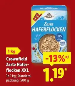 Lidl Crownfield Zarte Haferflocken XXL Angebot