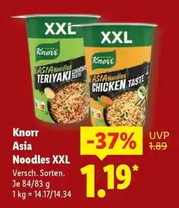 Lidl Knorr Asia Noodles XXL Angebot