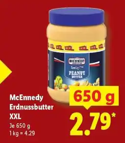 Lidl McEnnedy Erdnussbutter XXL Angebot