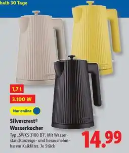 Lidl SILVERCREST Wasserkocher Angebot