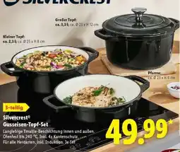 Lidl Silvercrest Gusseisen-Topf-Set Angebot