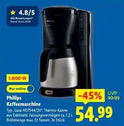 Lidl PHILIPS Kaffeemaschine Angebot