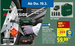 Lidl PARKSIDE Akku-Drehschlagschrauber 20 V Angebot