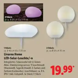 Lidl Livarno Home LED-Solar-Leuchte/-n Angebot