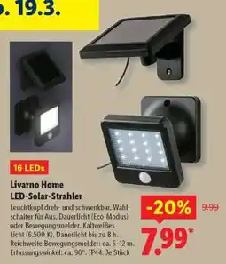 Lidl LIVARNO home LED-Solar-Strahler Angebot