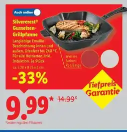 Lidl Silvercrest Gusseisen-Grillpfanne Angebot