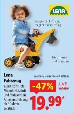 Lidl LENA Fahrzeug Angebot