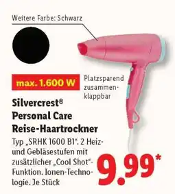 Lidl Silvercrest Personal Care Reise-Haartrockner Angebot