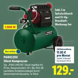 Lidl PARKSIDE Silent Kompressor Angebot