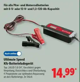 Lidl Ultimate Speed Kfz-Batterieladegerät Angebot
