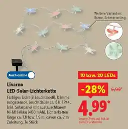 Lidl Livarno LED-Solar-Lichterkette Angebot
