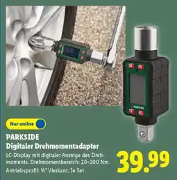 Lidl PArkside Digitaler Drehmomentadapter Angebot