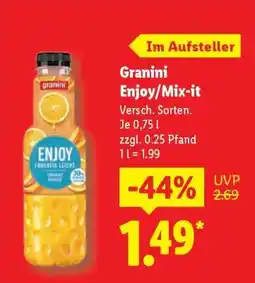 Lidl Granini Enjoy/Mix-it Angebot