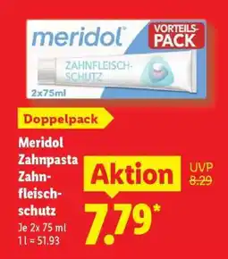 Lidl Meridol Zahnpasta Zahnfleischschutz Angebot