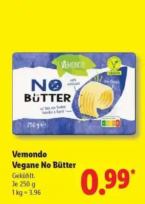Lidl Vemondo Vegane No Butter Angebot