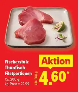 Lidl Fischerstolz Thunfisch Filetportionen Angebot