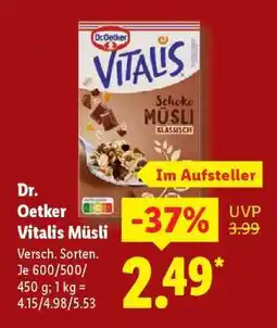 Lidl DR. OETKER Vitalis-Müsli Angebot