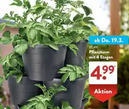 Aldi Süd BELAVI Pflanzturm mit 4 Etagen Angebot