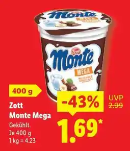 Lidl Zott Monte mega Angebot