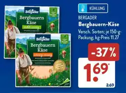 Aldi Süd BERGADER Bergbauern-Käse Angebot