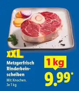 Lidl Metzgerfrisch RinderBeinscheiben Angebot