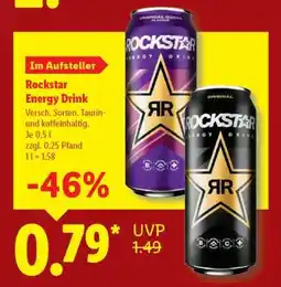 Lidl Rockstar Energy Drink Angebot