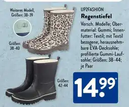 Aldi Süd UP2FASHION Regenstiefel Angebot