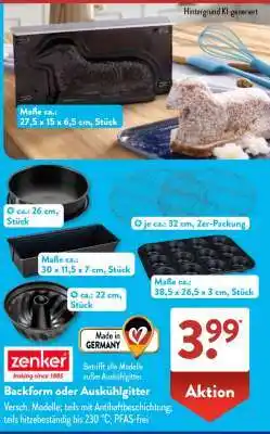 Aldi Süd Backform oder Auskühlgitter Angebot