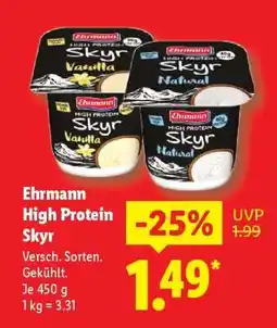 Lidl Ehrmann High Protein Skyr Angebot